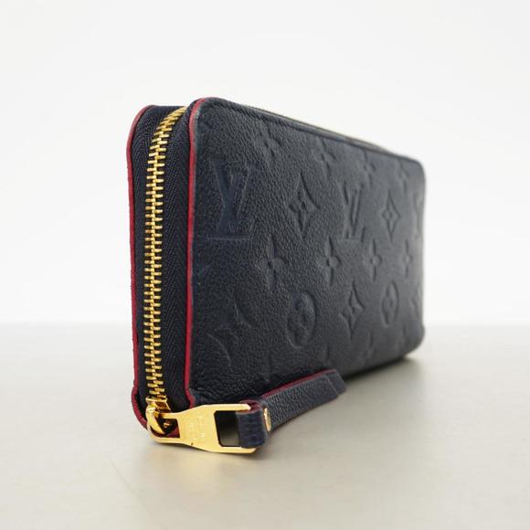 Louis Vuitton Long Wallet Monogram Empreinte Zippy M62121 Marine Rouge Ladies - Picture 2 of 12
